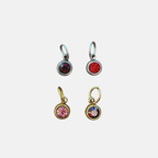 ROUND ZIRCON CHARM
