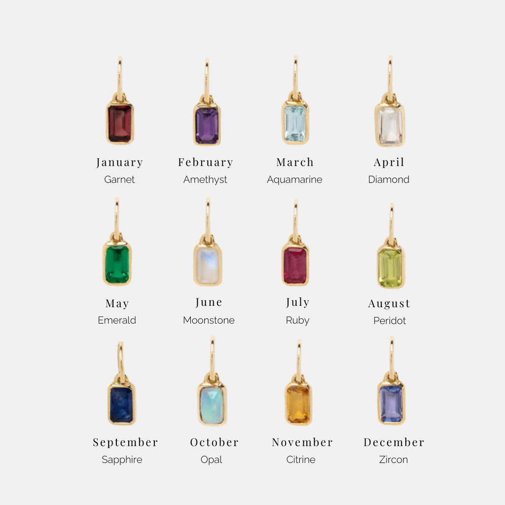 BIRTHSTONE CHARM
