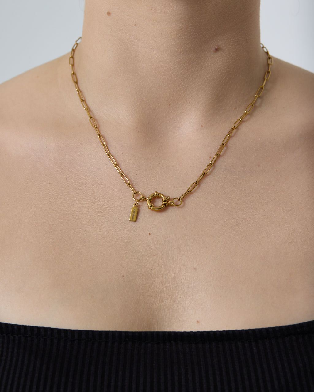 PAPERCLIP CHAIN NECKLACE