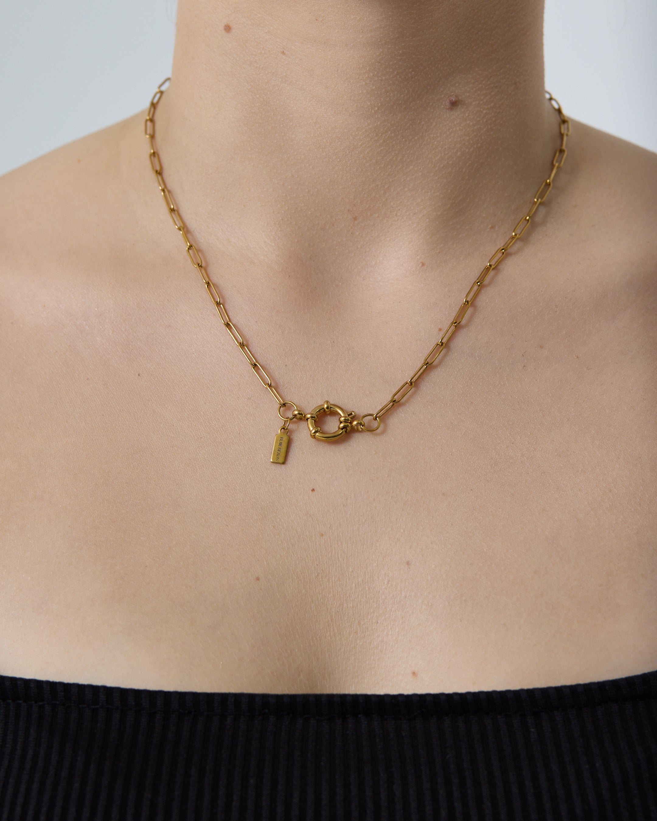 PAPERCLIP CHAIN NECKLACE