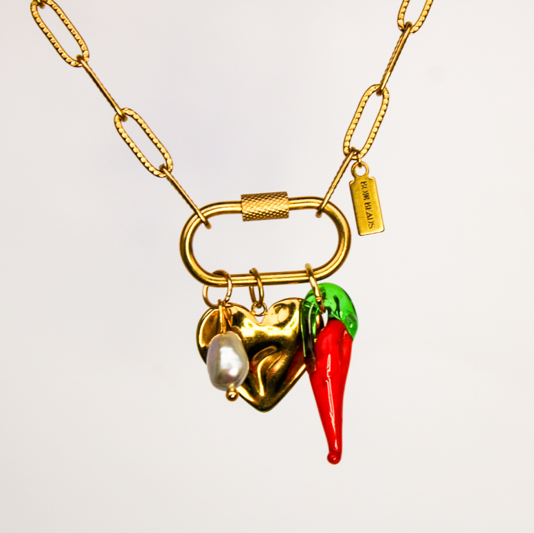 CHILLI PEPPER GLASS CHARM