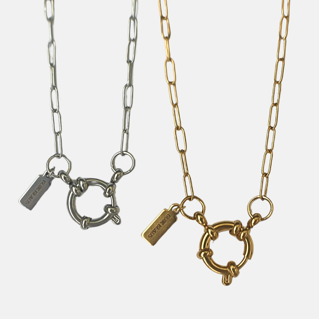 PAPERCLIP CHAIN NECKLACE