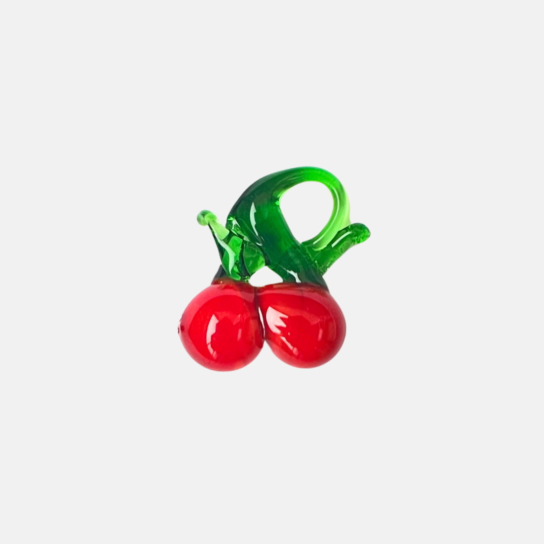 CHERRY GLASS CHARM