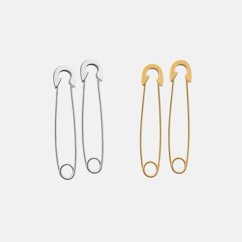 SAFETY PIN EARRINGS