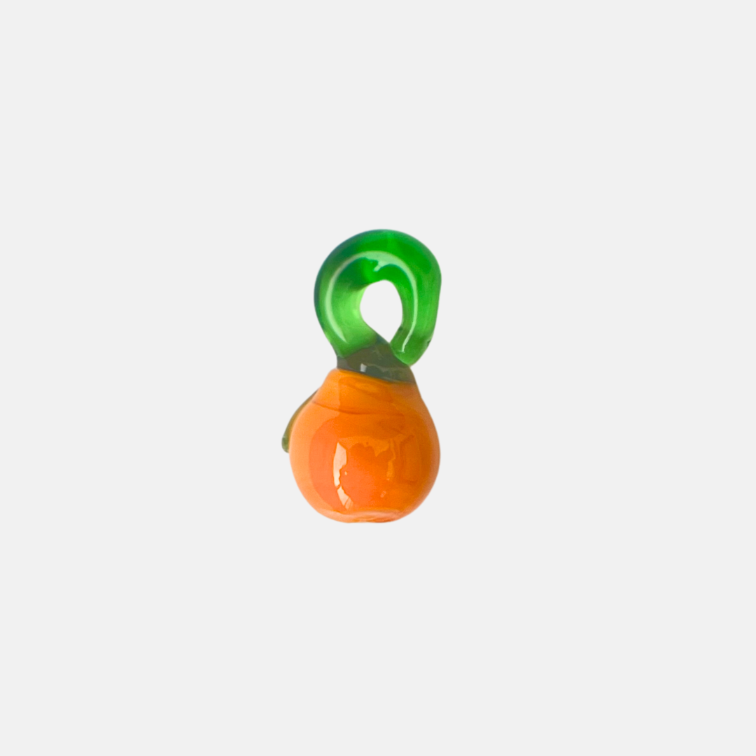 TANGERINE GLASS CHARM